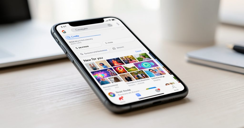 Google Photos dédie un espace à ses créations IA dans l'onglet Créer