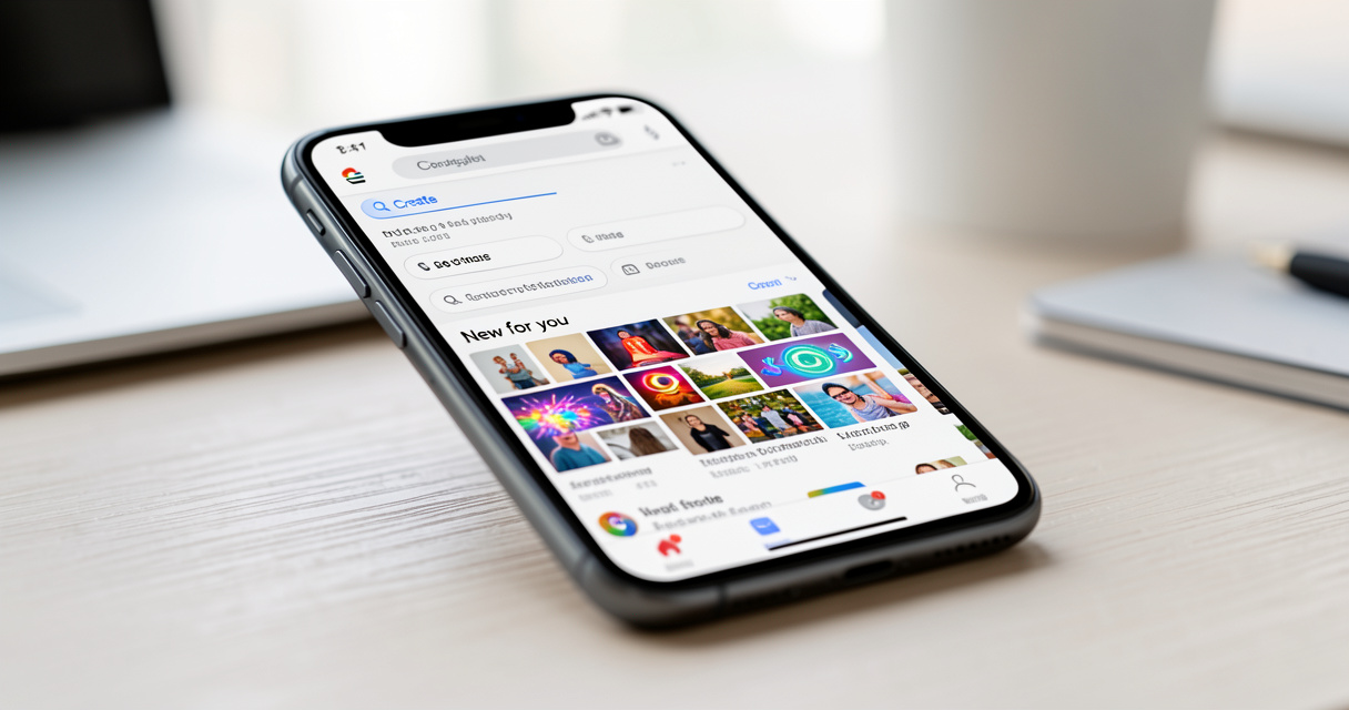 Google Photos dédie un espace à ses créations IA dans l'onglet Créer