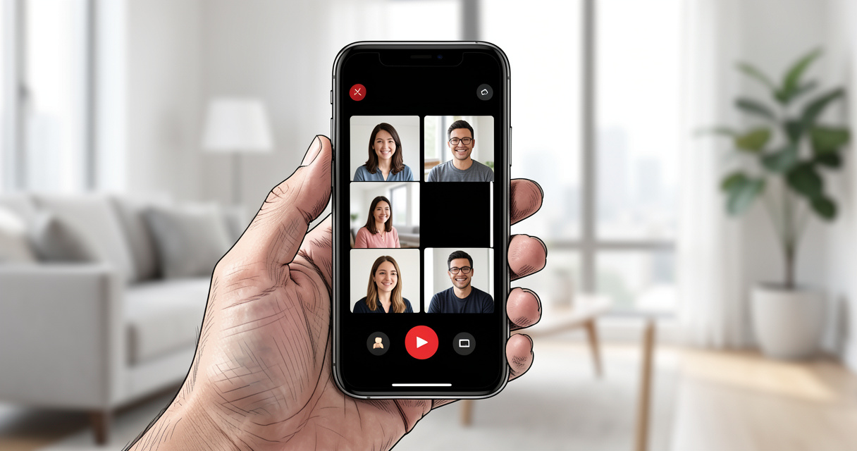 Application pour appeler en 2026 avec interface d'appel vidéo sur smartphone