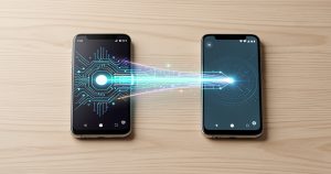 Transfert de données entre deux smartphones Android connectés