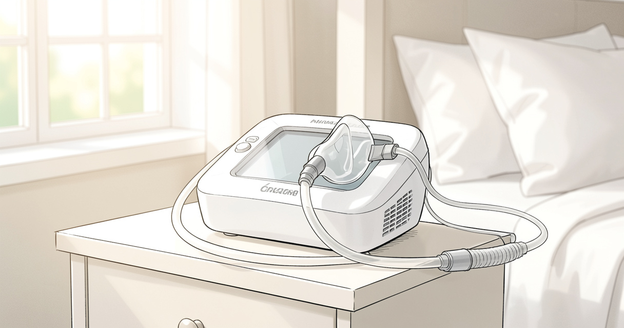 Machine PPC et masque nasal pour le suivi d'une apnée du sommeil gratuite