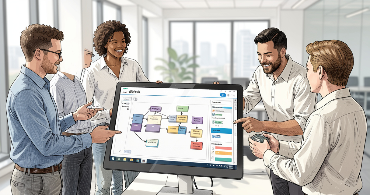 Application builder no-code : interface glisser-déposer moderne
