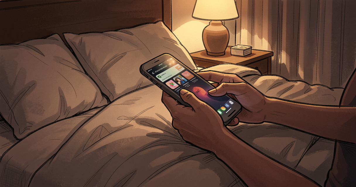 Utiliser une application pour dormir dans son lit pour mieux s'endormir